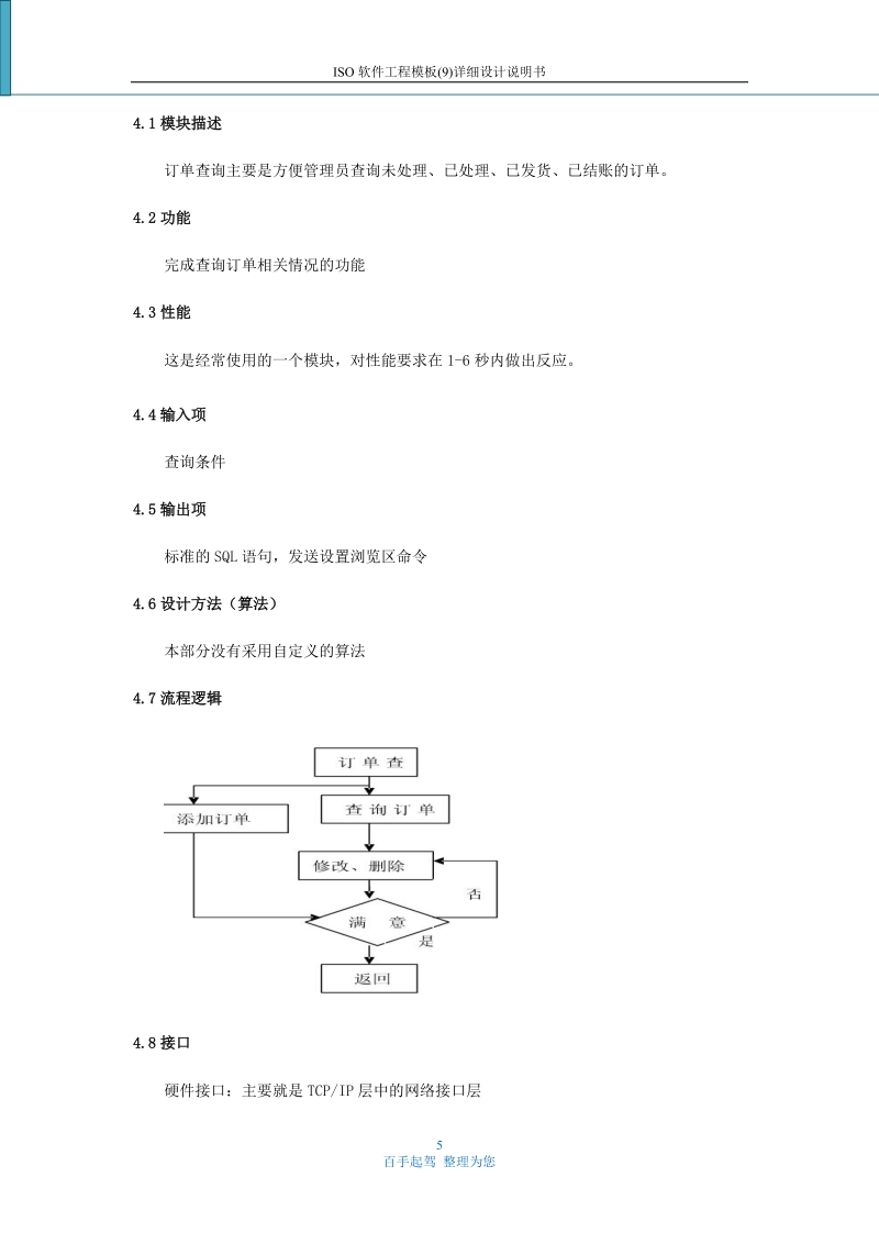 网上商城购物系统详细设计说明书.doc